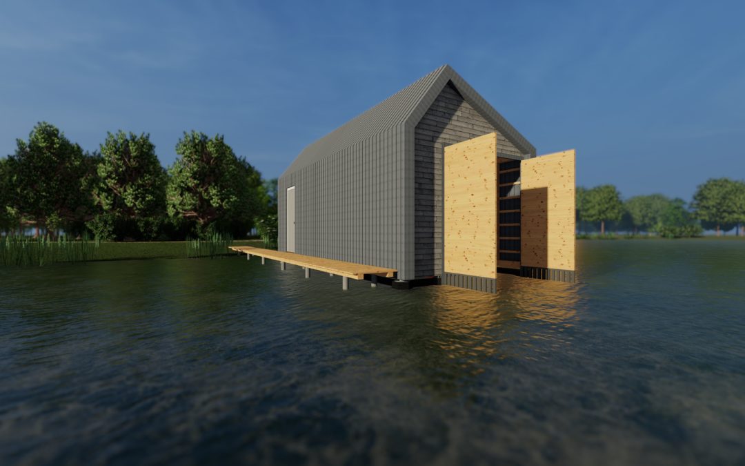 1907 – Neubau eines Bootshauses am Bornhorster See